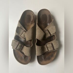 Birkenstock Arizona Suede Leather Sandals 41